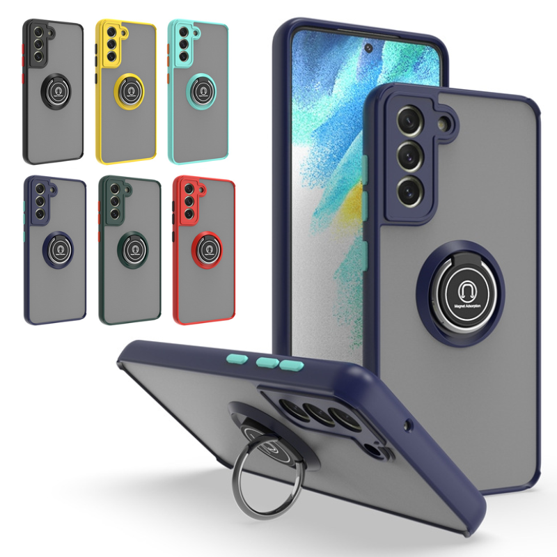 Load image into Gallery viewer, [With Ring Bracket] Samsung Galaxy S9 SM-G960/Plus SM-G965 Liquid Matte Full-cover Protective Essentials Series Case
