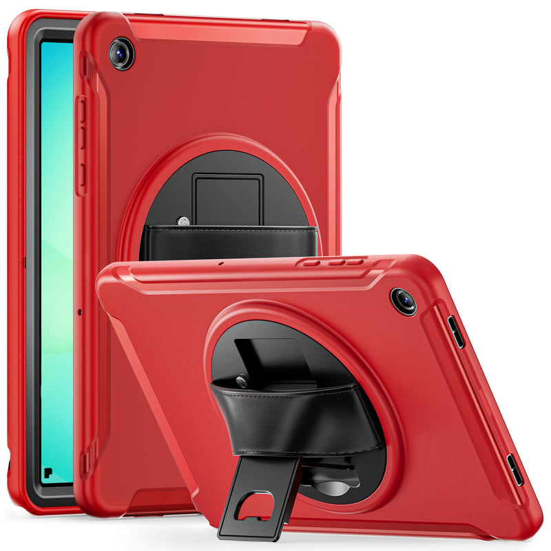 Load image into Gallery viewer, [Built-in Stand] Samsung Galaxy Tab A11 Plus (2025) 11&quot; 360° Rotating Shockproof Rugged with Hand Strap Case
