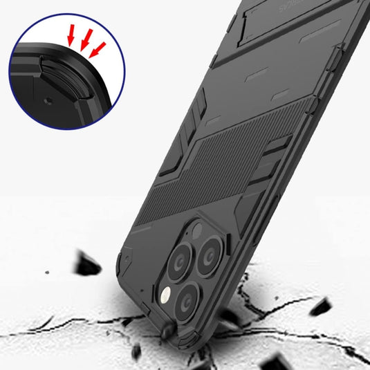 [Hidden Stand] Apple iPhone 11 / Pro / Pro Max Shockproof Mechanics Series Stand Case