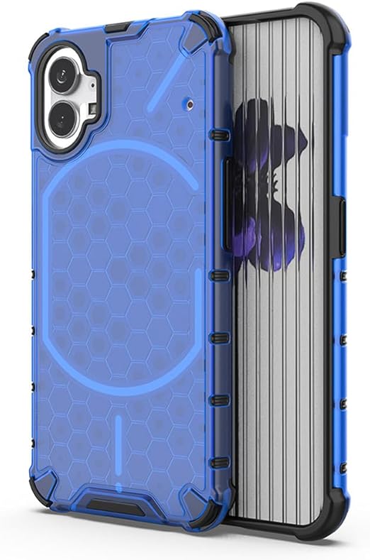 Load image into Gallery viewer, Nothing Phone (2) - Shockproof Advanced Air Cushion Drop Protection Honeycomb Shape Case  With 2PC Tempered Glass Screen Protector
