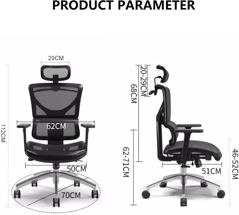 Load image into Gallery viewer, Contemporary Gaming Chair Office Chair Ergonomic Adjustable High Back Desk Chair With Headrest Adjustable 3d Arm Rests High Back with Breathable Mesh
