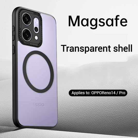 OPPO Reno14 & Pro - Full Coverage Skin-Feel Magnetic Airbag Armor Case