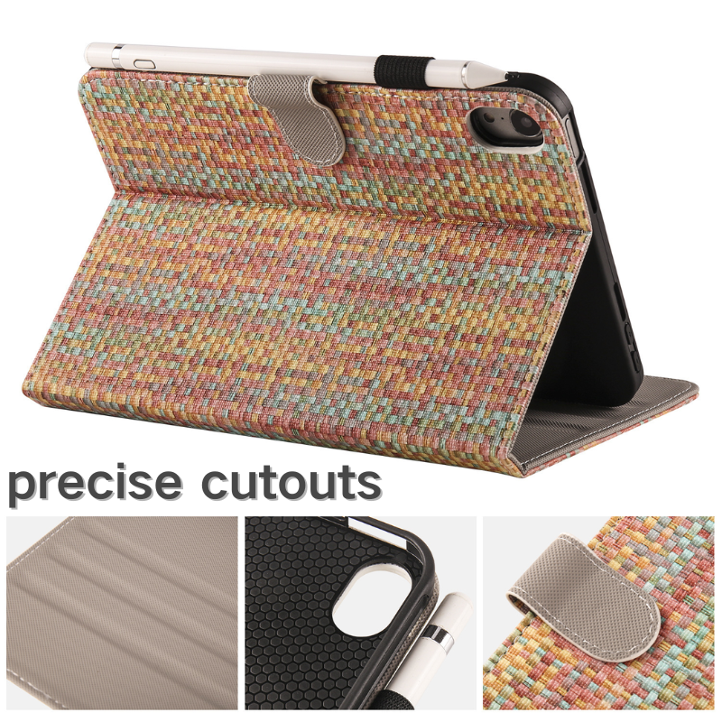 Load image into Gallery viewer, Apple iPad 10 10.9&#39;&#39; 10th Gen (2022) Woven Flip Leather Case
