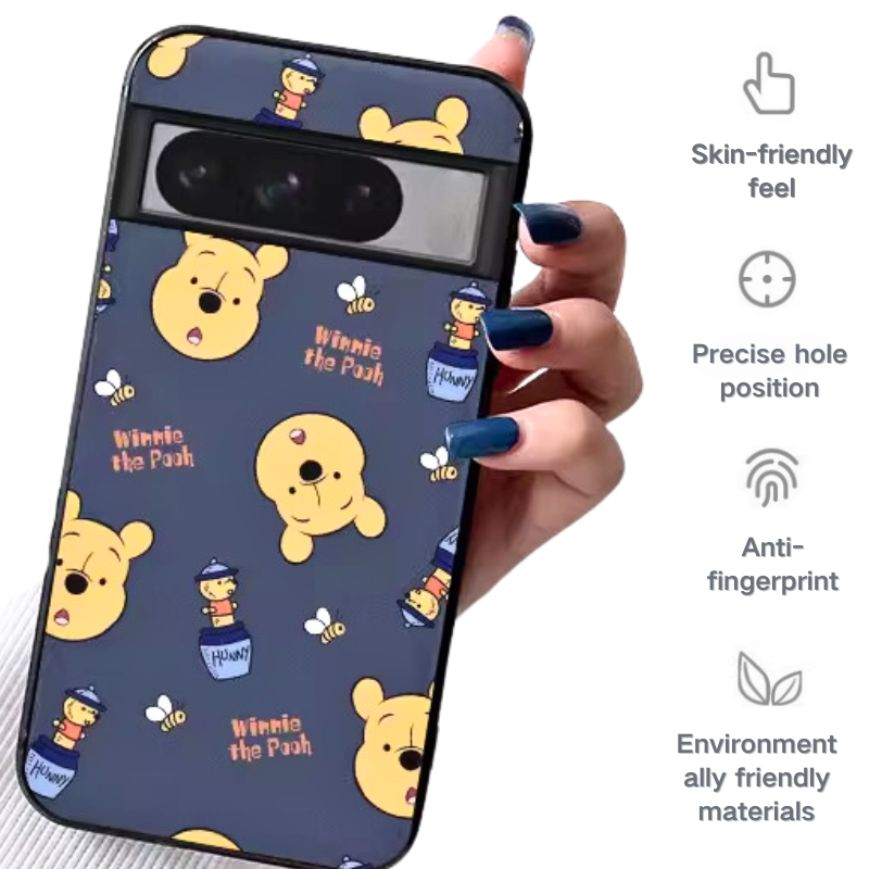 Load image into Gallery viewer, Google Pixel 8/Pro Cartoon Leather-textured Shockproof Fashion-Forward Series Case
