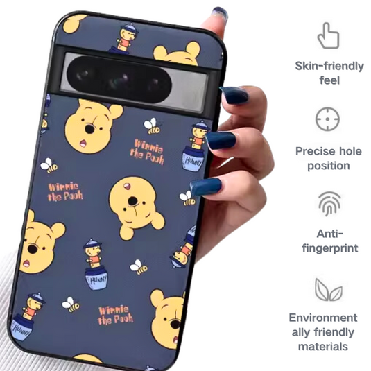 Google Pixel 8/Pro Cartoon Leather-textured Shockproof Fashion-Forward Series Case