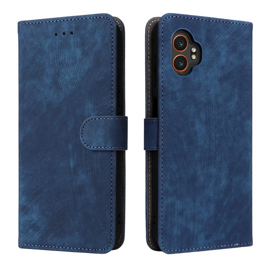 [With Card Slot] Samsung Galaxy XCover7 Pro - Multi Functional Buckle Flap Wallet Series Case With Lanyard