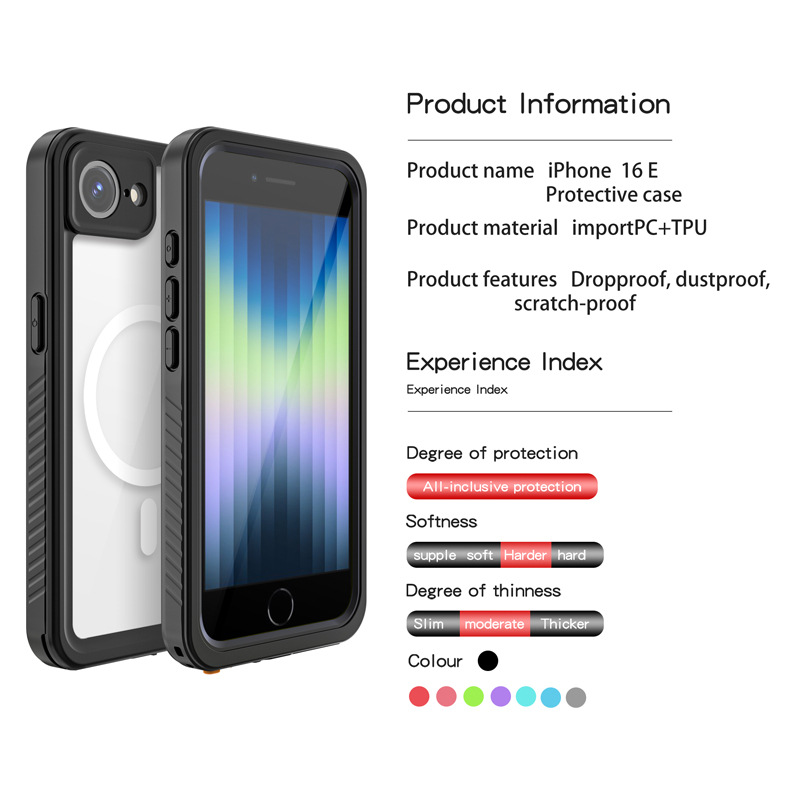 Load image into Gallery viewer, [FS Series] Apple iPhone 16e - Redpepper Full Covered Waterproof Heavy Duty Tough Armor Case
