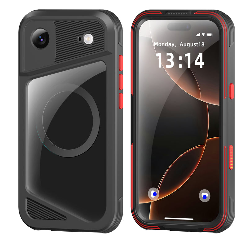 Load image into Gallery viewer, [Magsafe Compatible] [GTM Series][Latest Version] Apple iPhone 17/Air/Pro/Pro Max - Redpepper Shellbox Full Covered Metal Waterproof Heavy Duty Tough Armor Case
