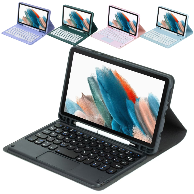 Load image into Gallery viewer, [Detachable] Apple iPad Mini 6/7 8.3&#39;&#39; 6/7th Gen (2021/2024) Wireless Bluetooth Touch Keyboard Flip Case
