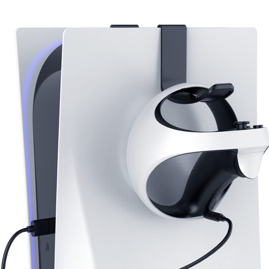 PlayStation PS VR 2 - 3 in 1 Essential Kit Charging Cable & Pair of Controller Holder Package - Polar Tech Australia