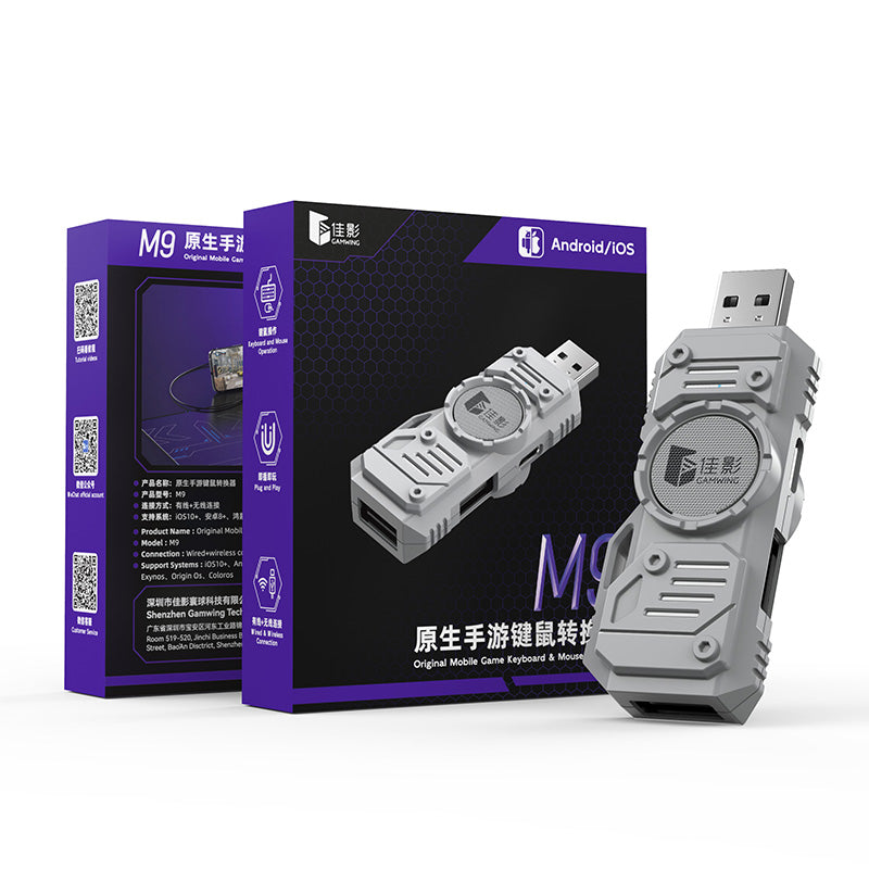 Universal For Android / IOS Mobile Phone Apple iPhone Game Tablet iPad - M9 Keyboard Mouse Adapter Converter - i-Station Mobile Phone & Electronic Device Repair and Accessories