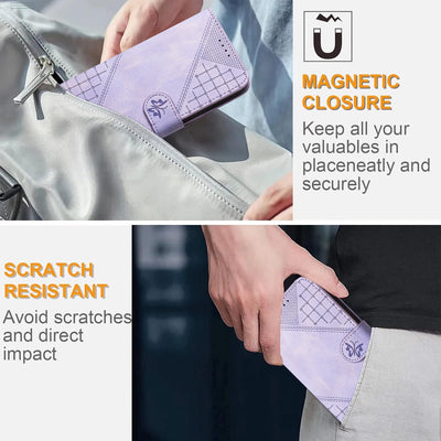 [With Lanyard][With Card Slot] Samsung Galaxy S21/Ultra/Plus/FE Matte Butterfly Print Wallet Case - i-Station Mobile Phone & Electronic Device Repair and Accessories