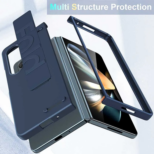 [With Wrist Strap] Samsung Galaxy Z Fold 6 SM-F956 Matte Silicone Shockproof Protection Essentials Series Case