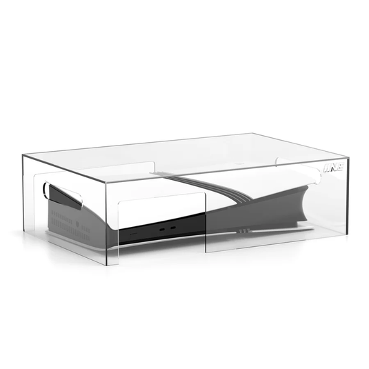 IINE Sony PlayStation PS5 Pro Disc & Digital Edition Acrylic Dust Cover for Game Console