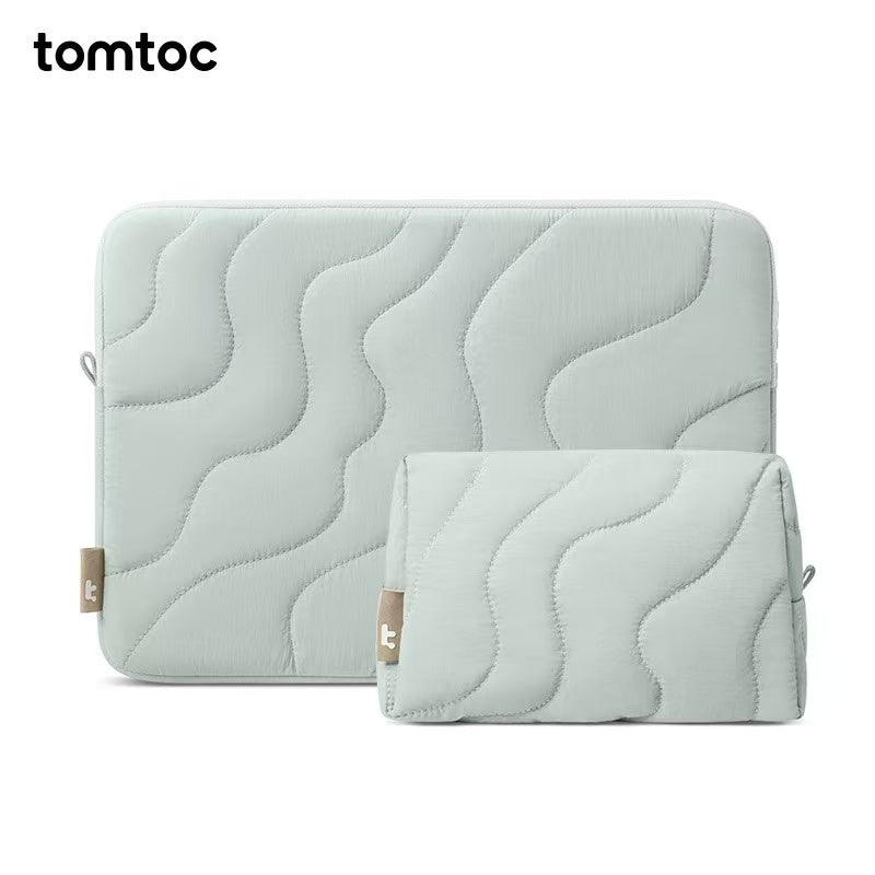 Load image into Gallery viewer, [2-in-1 Bundle] Tomtoc 360° Protective Padded Universal Sleeve – Compatible with 13″–14″ Tablets &amp; Laptops
