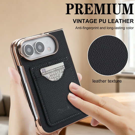 Apple iPhone Ultra / Fold - Business Wallet Phone Case with Card Holder & RFID Blocking Protection