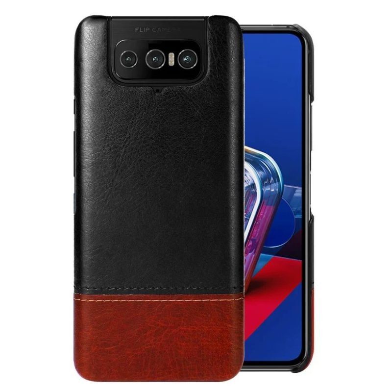 Load image into Gallery viewer, ASUS Zenfone 8 Flip / ZS672KS - Shockproof Slim Leather Essentials Series Case
