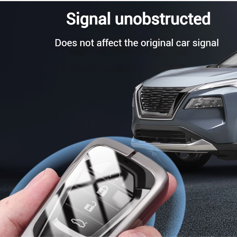 Load image into Gallery viewer, Isuzu Zinc Alloy PU Leather Car Key Fob Case Cover For D-MAX, MUX
