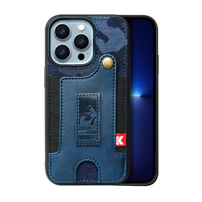 [With Pocket Strap][With Card Slot] Apple iPhone 13/Pro/Pro Max Carving Plating Full-Protection Shockproof Fashion-Forward Series Case - i-Station Mobile Phone & Electronic Device Repair and Accessories