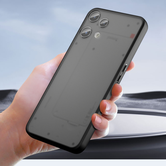 Nothing Phone 4a/Pro/4b Case, Matte Translucent Air Cushion Shockproof Protective Cover with Camera Protection