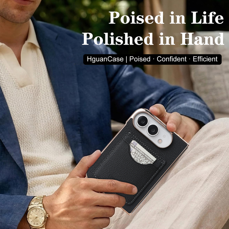 Load image into Gallery viewer, Apple iPhone Ultra / Fold - Business Wallet Phone Case with Card Holder &amp; RFID Blocking Protection
