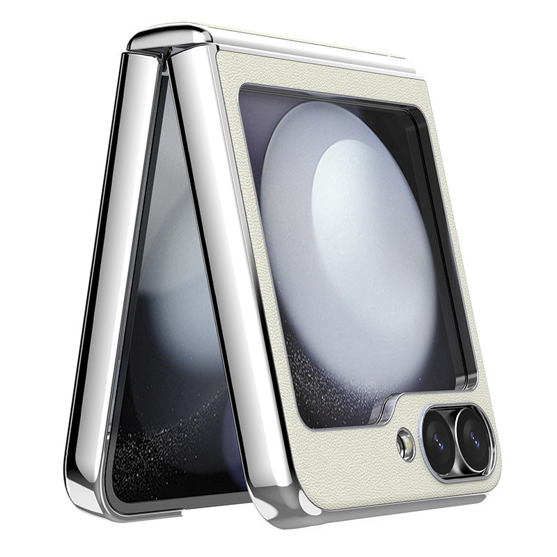 Load image into Gallery viewer, Samsung Galaxy Z Flip7 PU Leather Foldable Protective Shockproof Case

