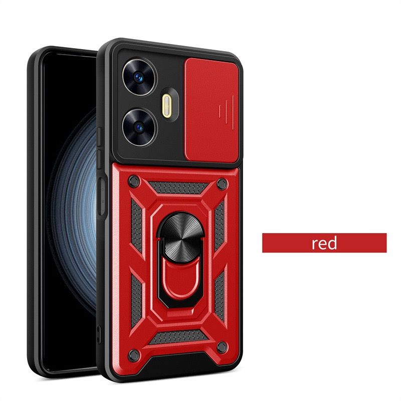 Load image into Gallery viewer, [Built-in Metal Kickstand][With Lens Cover] Oppo Reno12 &amp; Pro &amp; F Full-Cover Shockproof Protective Case
