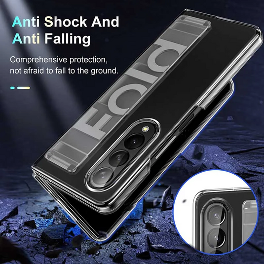 [With Wrist Strap] Samsung Galaxy Z Fold 6 SM-F956 Matte Silicone Shockproof Protection Essentials Series Case