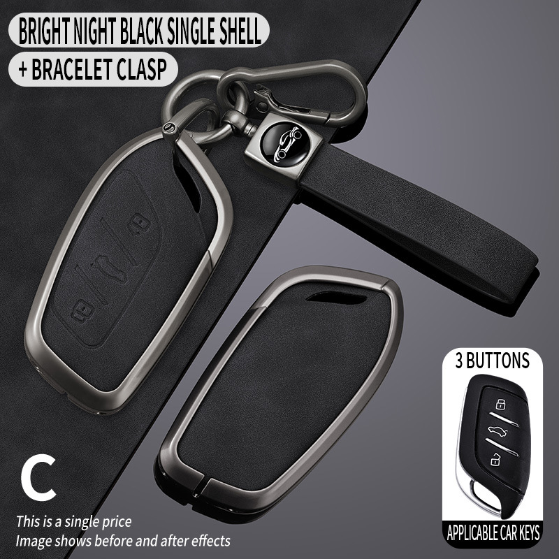 Load image into Gallery viewer, Roewe Zinc Alloy Full Protection Car Key Fob Case Cover For RX5 PLUS, i5, i6 MAX,  D7, CLEVER, RX3, IMAX8, ei5, ei6
