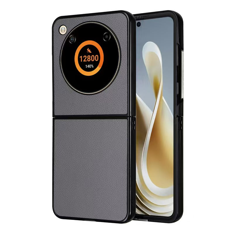 Load image into Gallery viewer, ZTE Nubia Flip Minimalist Shockproof Flip Genuine Leather Case
