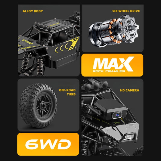 4/6WD Electric Off-Road RC Car with HD Camera – The Ultimate Adventure Gift for Kids - i-Station Mobile Phone & Electronic Device Repair and Accessories