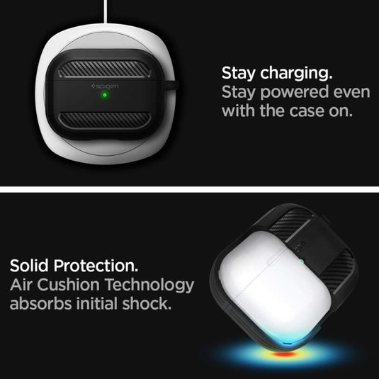 Apple AirPods Pro (2019) Resilient Ultra Soft Cover Rugged Armor Case Designed Mechanics Series Case