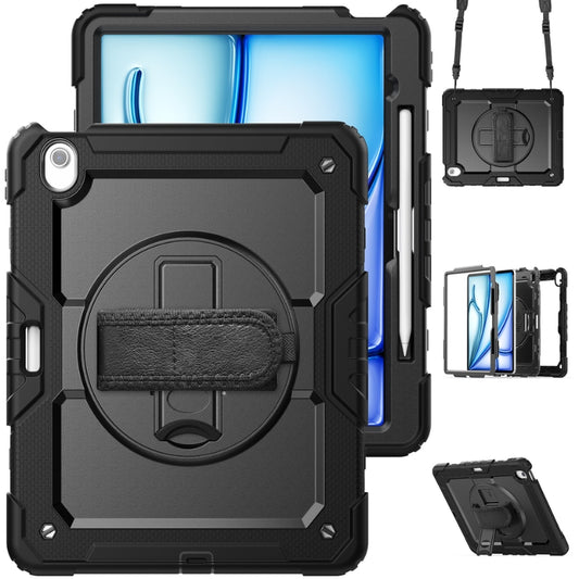 [Built-in 360° Rotating Hand Strap & Stand] Apple iPad 10.9 Inch 10th Gen (2022) Shockproof with Screen Protector Pencil Holder Heavy Duty Series Case - i-Station Mobile Phone & Electronic Device Repair and Accessories