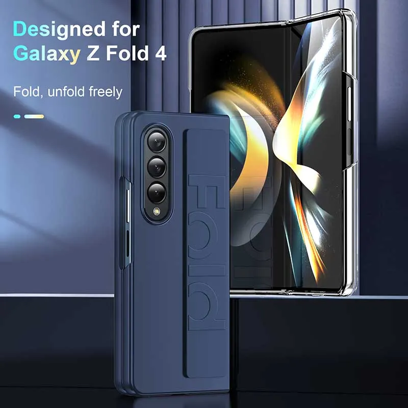 Load image into Gallery viewer, [With Wrist Strap] Samsung Galaxy Z Fold 6 SM-F956 Matte Silicone Shockproof Protection Essentials Series Case
