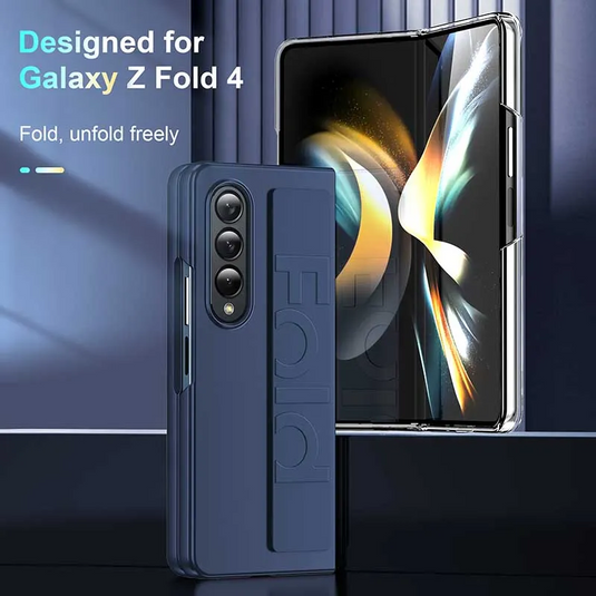 [With Wrist Strap] Samsung Galaxy Z Fold 6 SM-F956 Matte Silicone Shockproof Protection Essentials Series Case