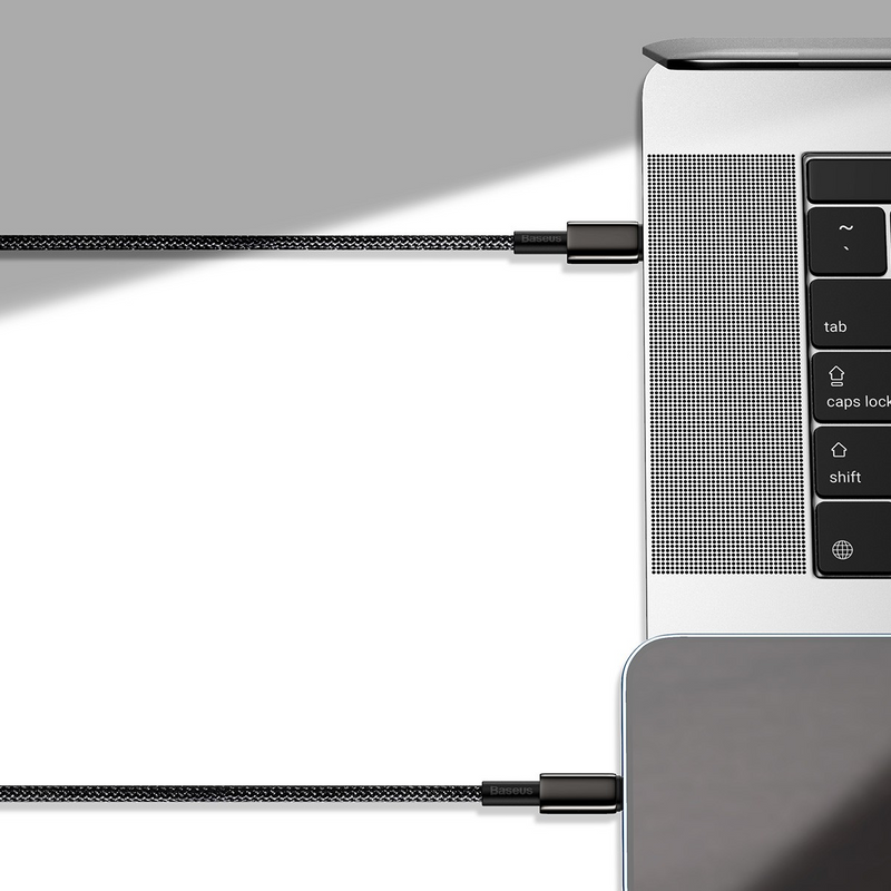 Load image into Gallery viewer, Baseus Tungsten Gold Fast Charging Data Cable Type-C to iP PD 20W 2M
