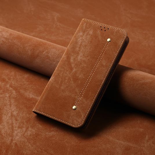 [With Card Slot] Nothing CMF Phone 2 Pro - Denim Texture Shockproof Stylish Wallet Series Case