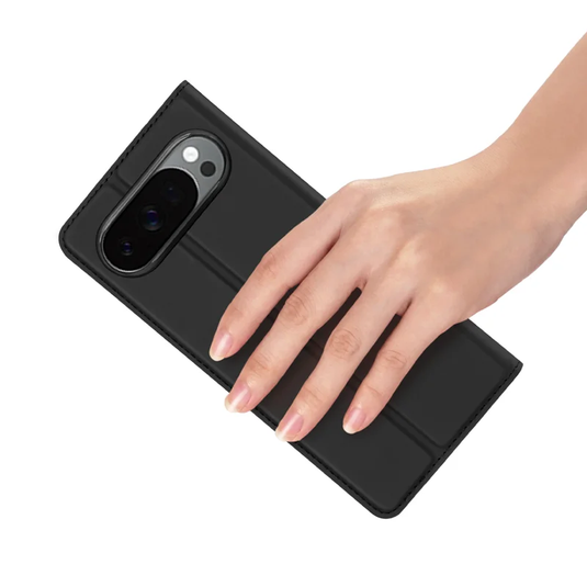 [With Card Slot] Google Pixel 11 DUX DUCIS Skin Pro Series Premium PU Leather Magnetic Flip Closure Case