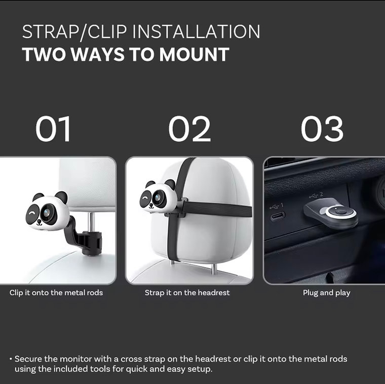 Load image into Gallery viewer, Wireless CarPlay Adapter with 1080P Rear Seat Camera – Baby &amp; Pet Monitoring System with Night Vision - i-Station Mobile Phone &amp; Electronic Device Repair and Accessories
