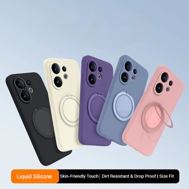 Load image into Gallery viewer, [Built-in Stand] Vivo S30 / Pro Mini - 360 Degree Rotating Stand Liquid Silicone Protective Case
