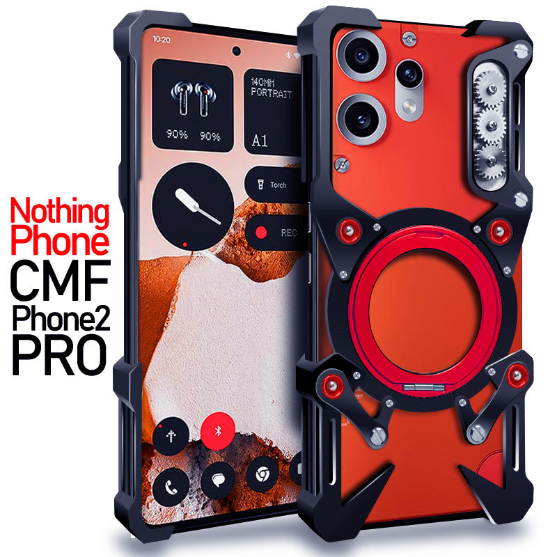 Load image into Gallery viewer, [With 360° Rotating Stand] Nothing CMF Phone 2 Pro Aluminum Alloy Metal Frame Shockproof Case - i-Station Mobile Phone &amp; Electronic Device Repair and Accessories
