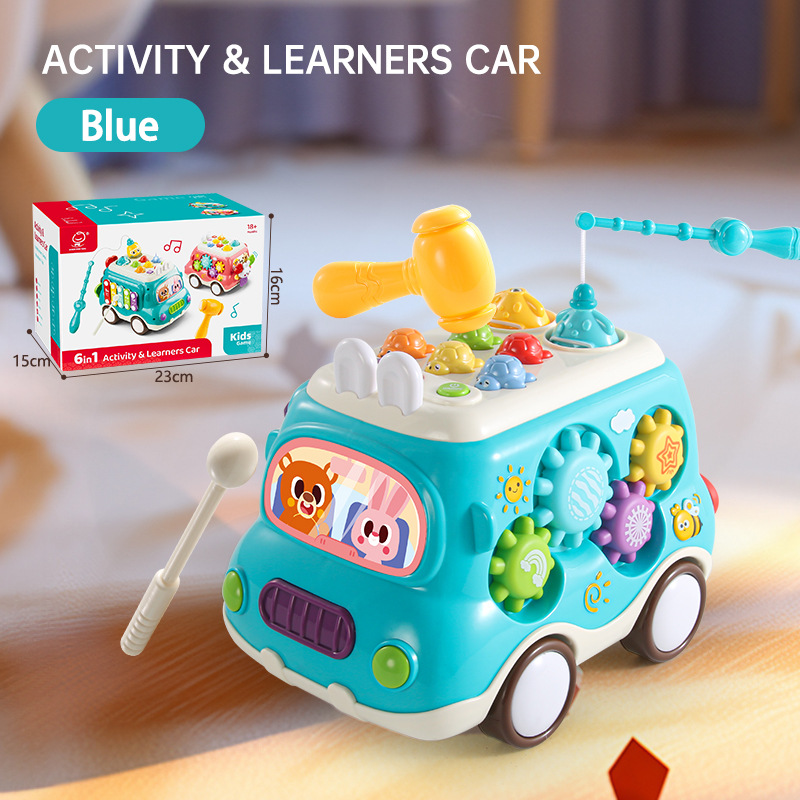 Load image into Gallery viewer, 6-In-1 Educational Multifunctional Musical Activity &amp; Learners Baby Car Toy for Birthday Gift - i-Station Mobile Phone &amp; Electronic Device Repair and Accessories
