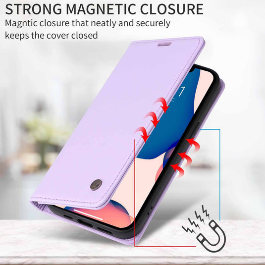 [With Card Slot] OnePlus 13 / T - Magnetic Flip PU Leather Wallet Case