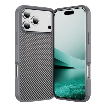 iPhone 17/Air/Pro/Pro Max Kevlar Carbon Fiber Texture Shockproof Heavy Duty Case with Hidden MagSafe Magnetic - i-Station Mobile Phone & Electronic Device Repair and Accessories