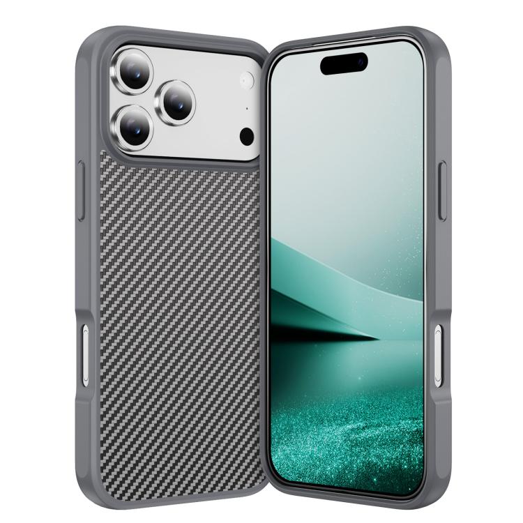 Load image into Gallery viewer, iPhone 17/Air/Pro/Pro Max Kevlar Carbon Fiber Texture Shockproof Heavy Duty Case with Hidden MagSafe Magnetic
