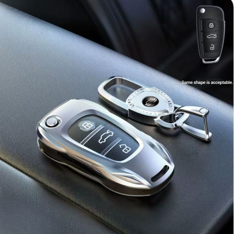 Load image into Gallery viewer, Audi Zinc Alloy Silicone Car Key Fob Case Cover For A3 For A4, A5, Q3, Q7, Audi TT - i-Station Mobile Phone &amp; Electronic Device Repair and Accessories
