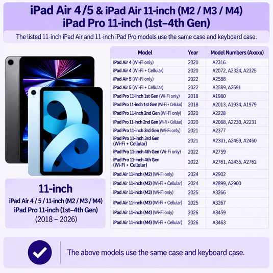 [With Touchpad] Apple iPad Air 4/5 & Pro 11