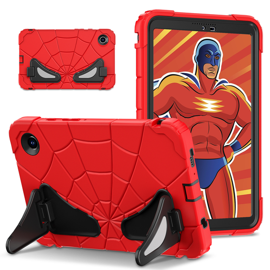[Built-in Stand] Samsung Galaxy Tab A9 8.7“ (2023) Spiderman Cartoon Kids Full-cover Silicone Shockproof Case