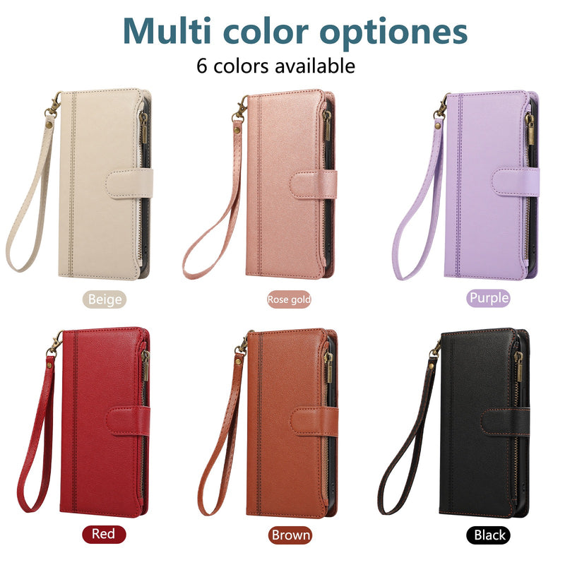 Load image into Gallery viewer, [With Card Slot] OPPO A3 Pro 5G - Full-Cover Leather Flip Case With Magnetic Closure
