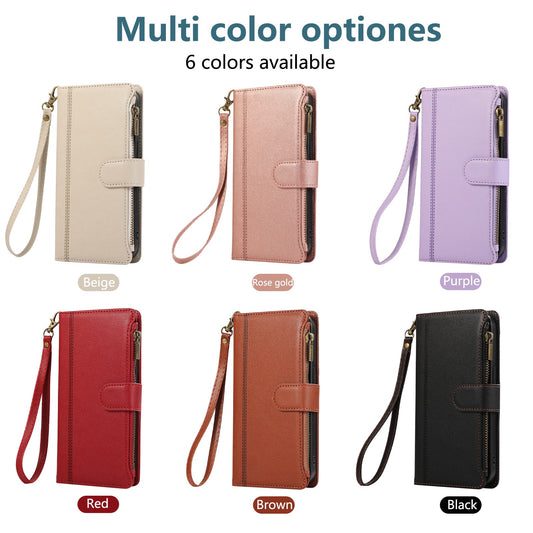 [With Card Slot] OPPO A18 - Full-Cover Leather Flip Case With Magnetic Closure